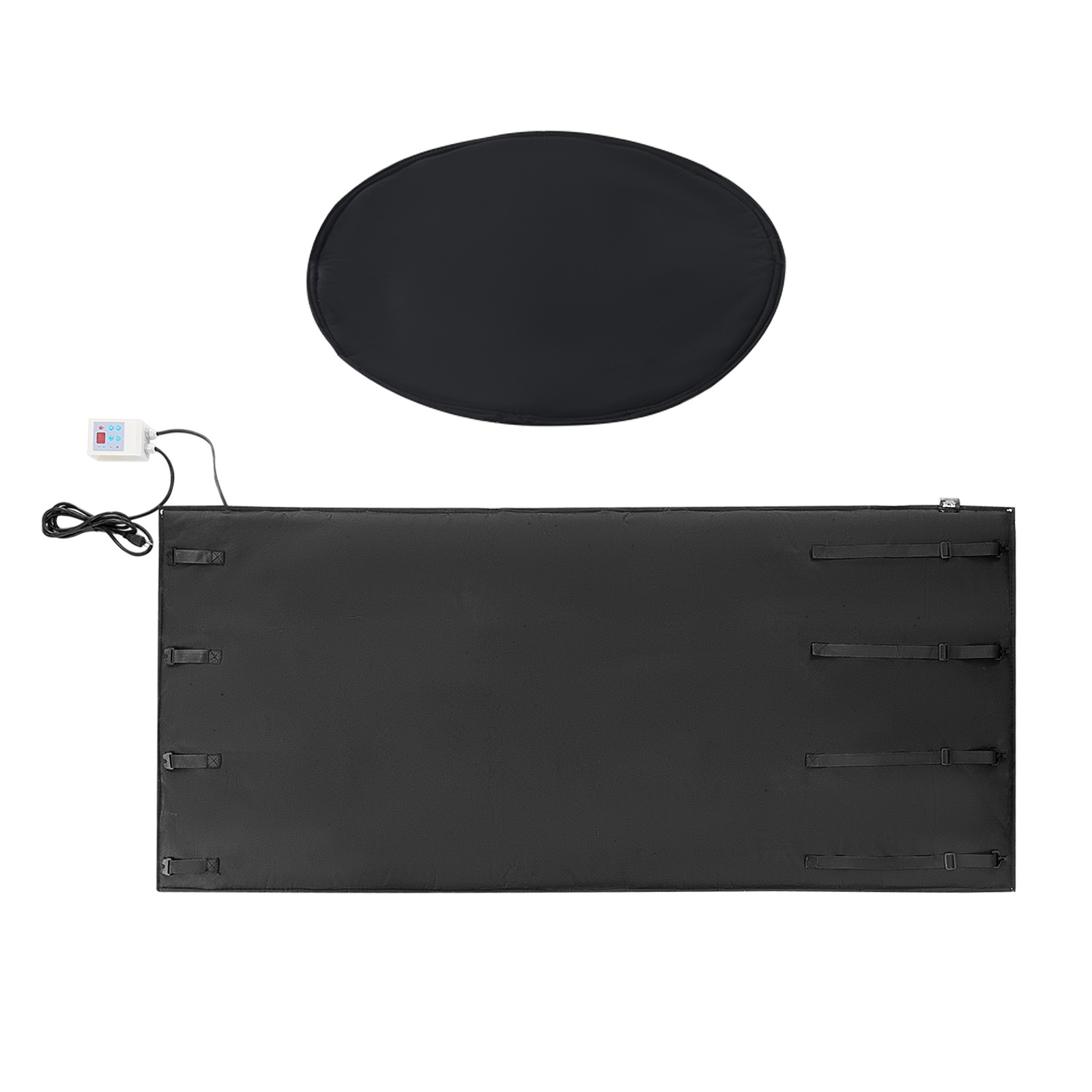 55 Gal Metal Drum Heater 1300W 0-145℉ Adjustable w/ Independent Thermostat