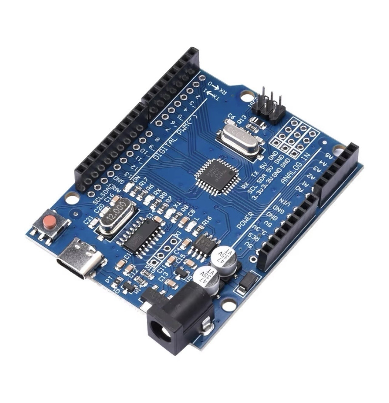 UNO R3 Dev Board SMD Atmega328P CH340 Compatible with Arduino Type C USA