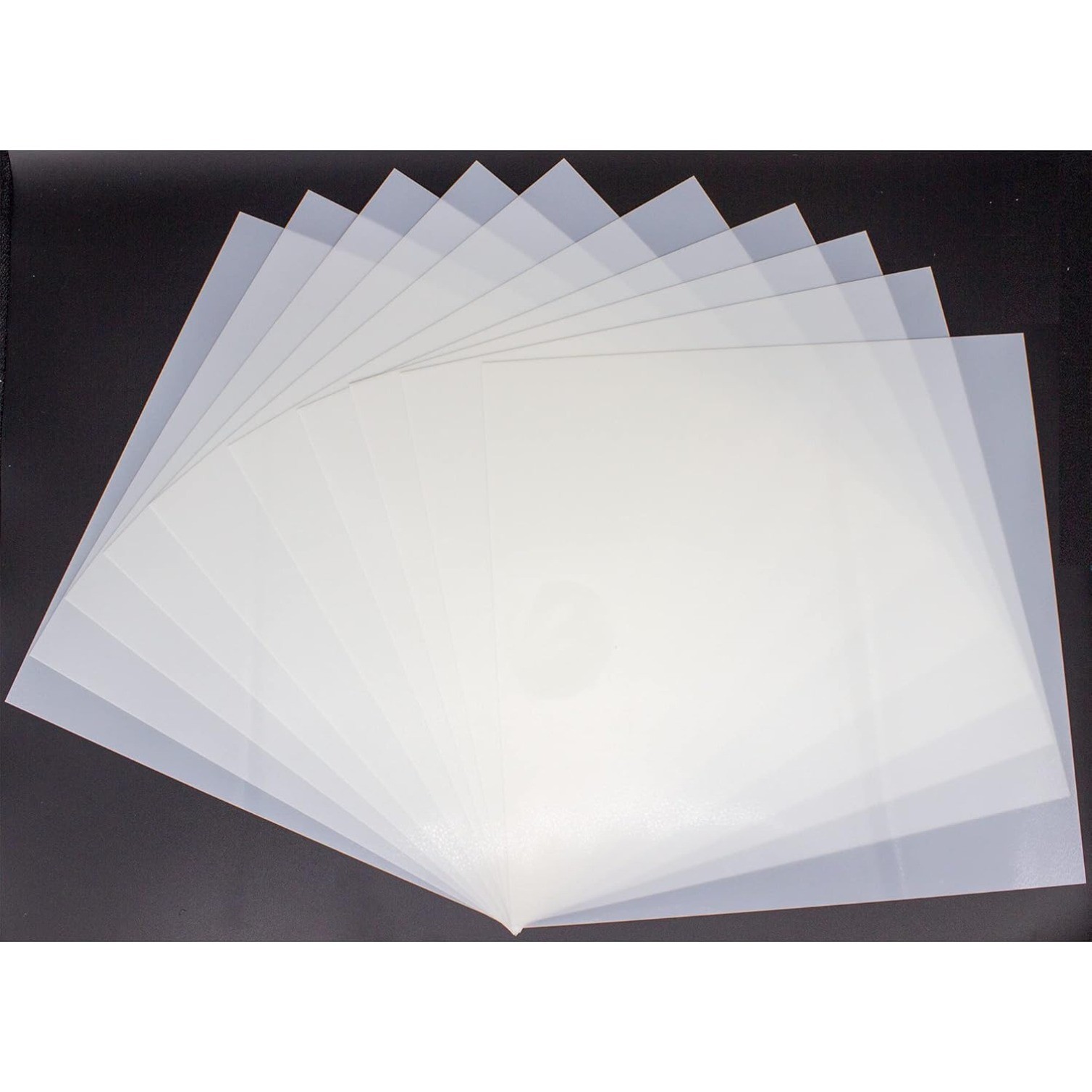 10 PCS 12X12 inch 10mil Blank Mylar Stencil Sheets,Milky Translucent PET Blank