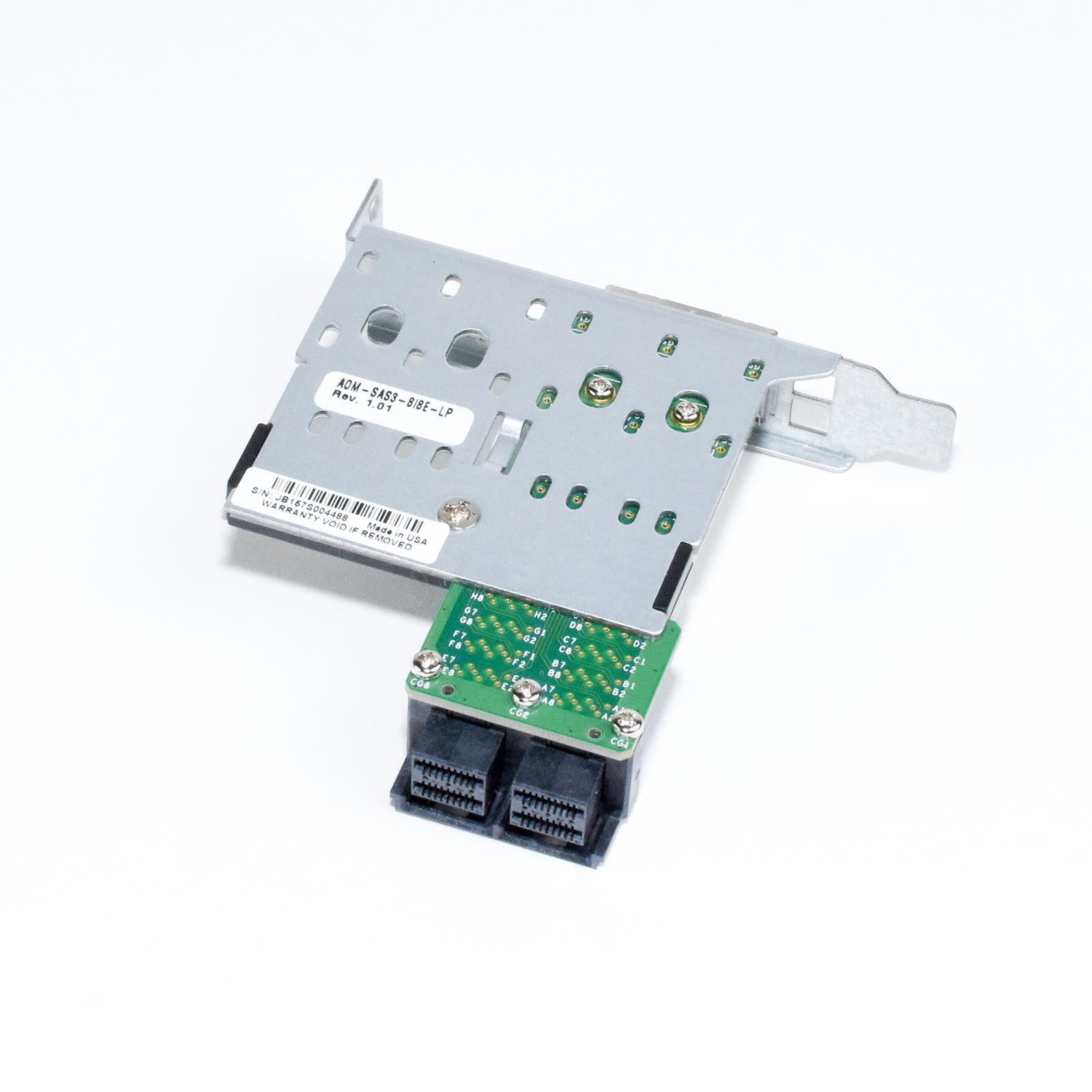 Supermicro AOM-SAS3-8I8E-LP 8-port Mini SAS HD Int-to-Ext Cable Adapter LP
