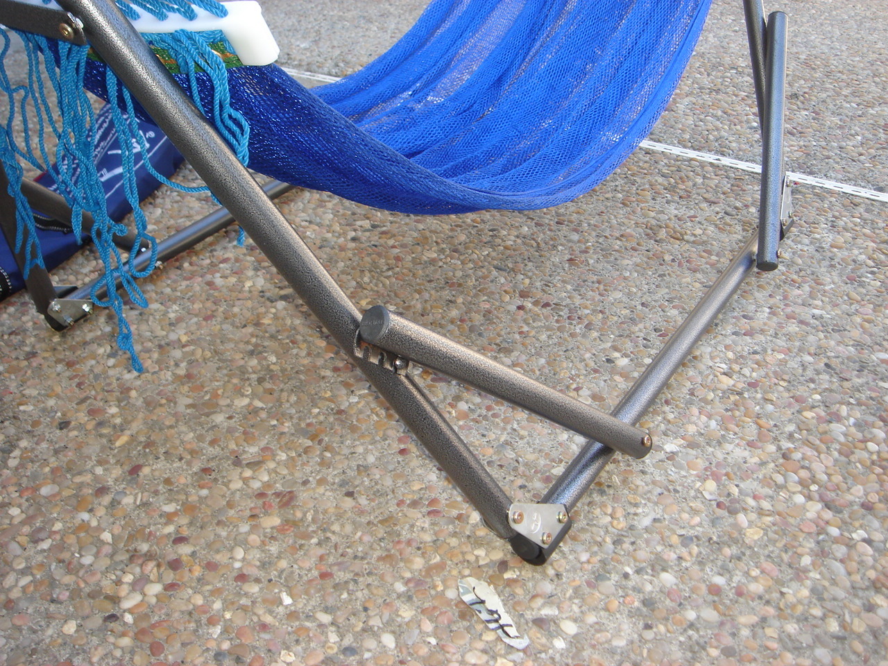 indoor/outdoor kids Hammock swingbed w/medium duty metal frame for kid under 48"