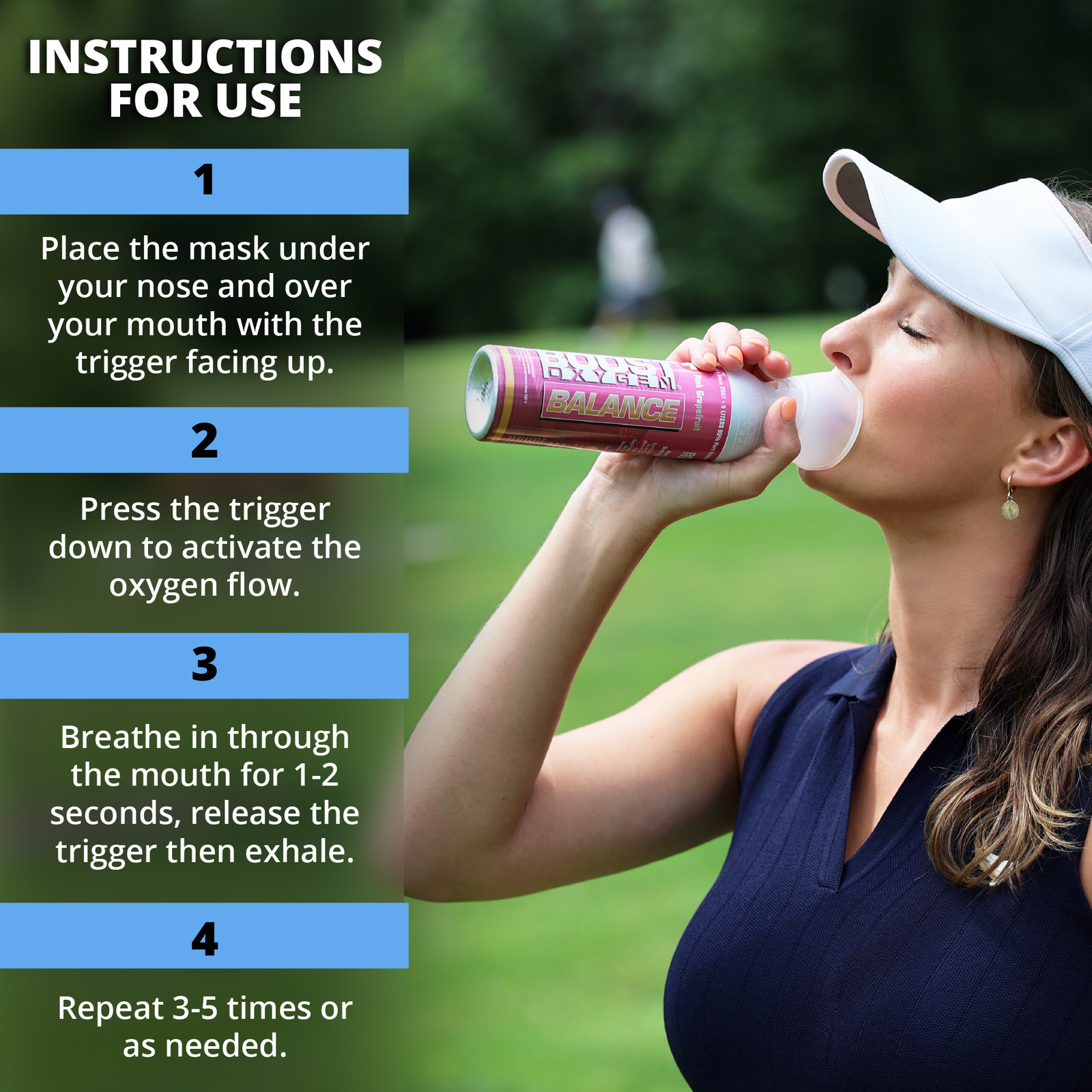 Boost Oxygen Pocket Size Natural 3L Canister | Respiratory Support for Aerobic