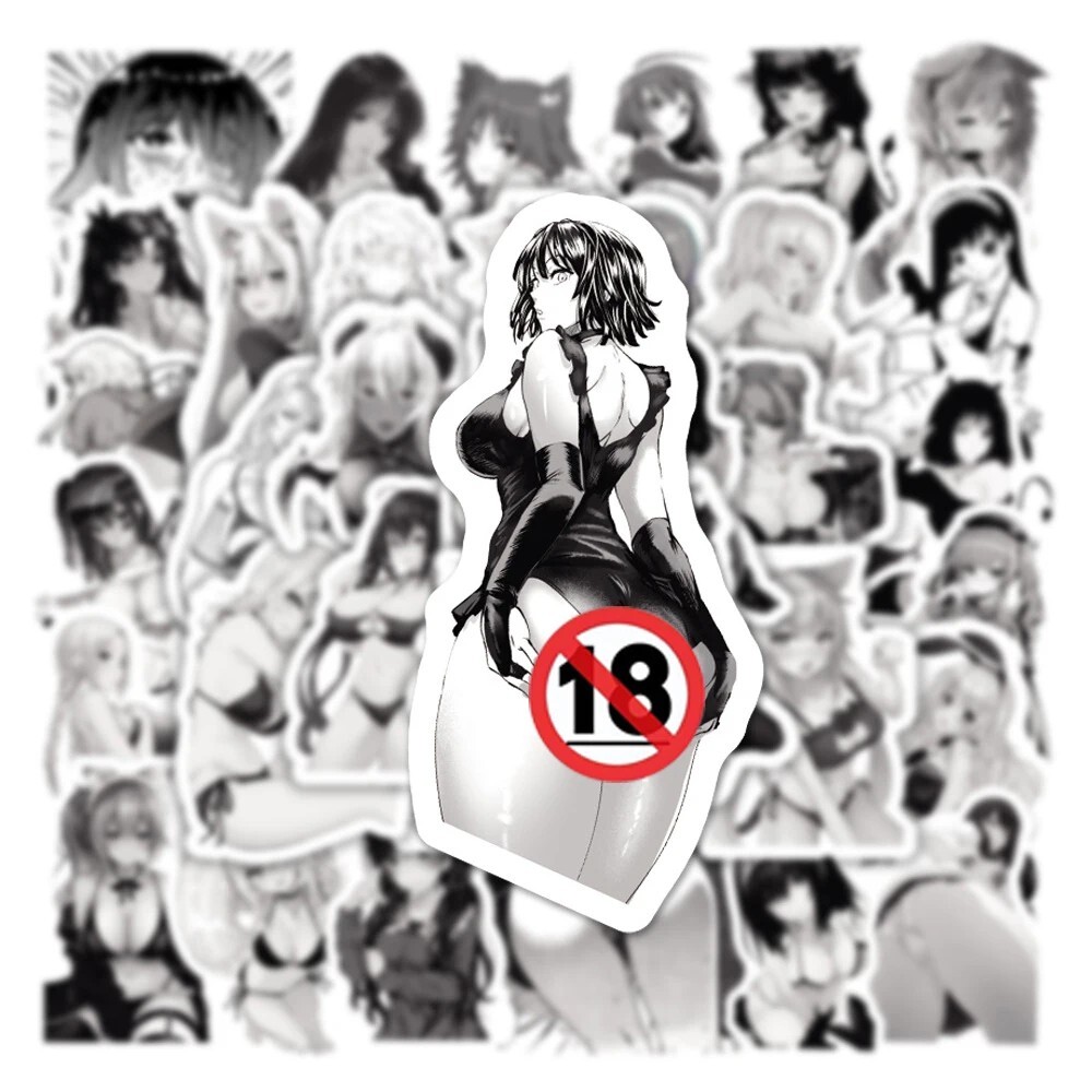 100pcs Sexy Girls Stickers Naked Bomb Waifu Women Bikini Laptop Vinyl Decals lot