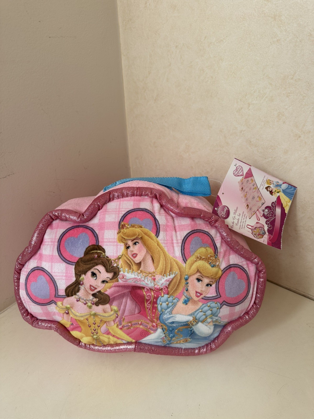 Disney Princess On The Go Pillow Combo Set Pillow And Convertible Slumber Sack