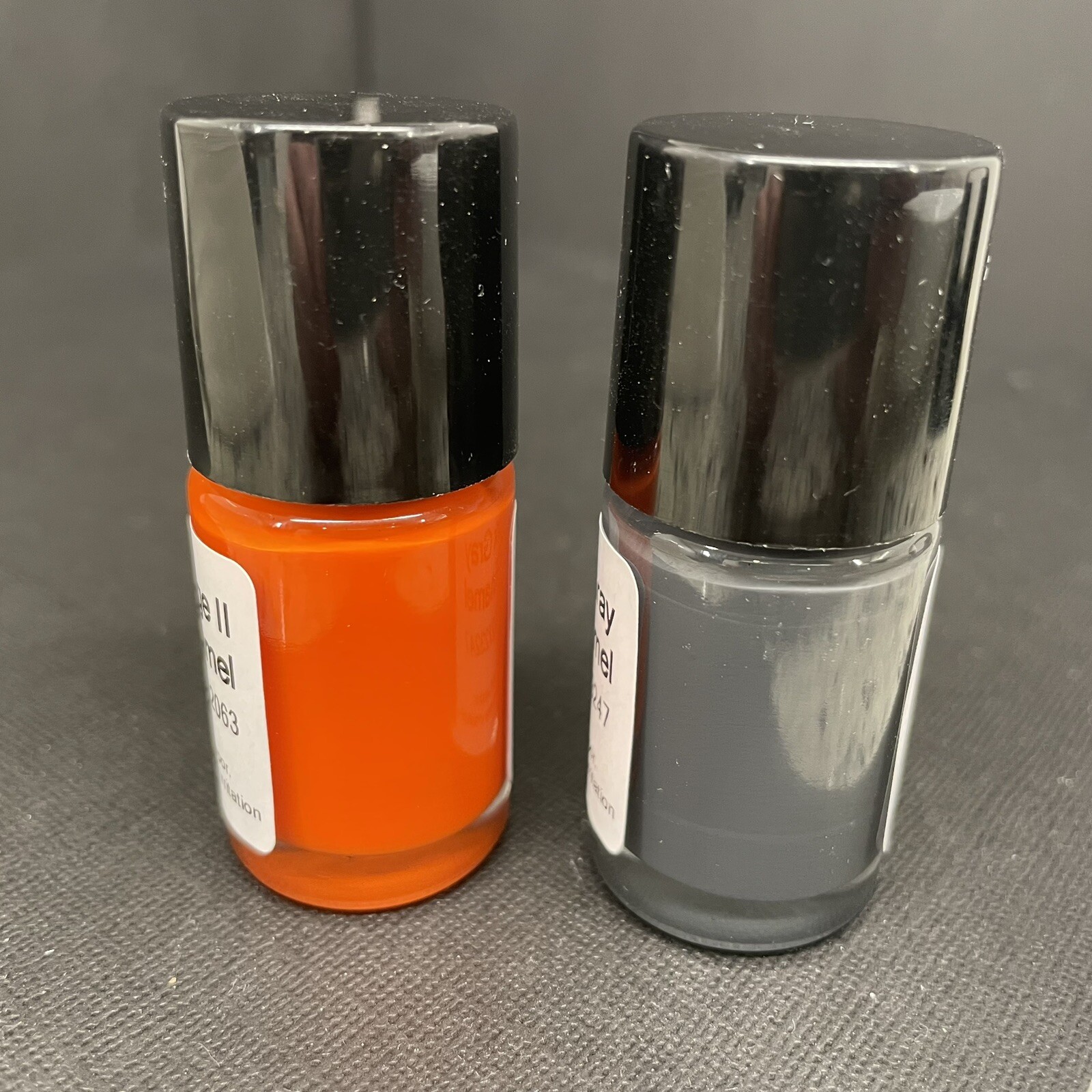 Kubota Orange II & Dark Grey, Touch-Up Paint Kit, w/ Micro Brush New Orange 2