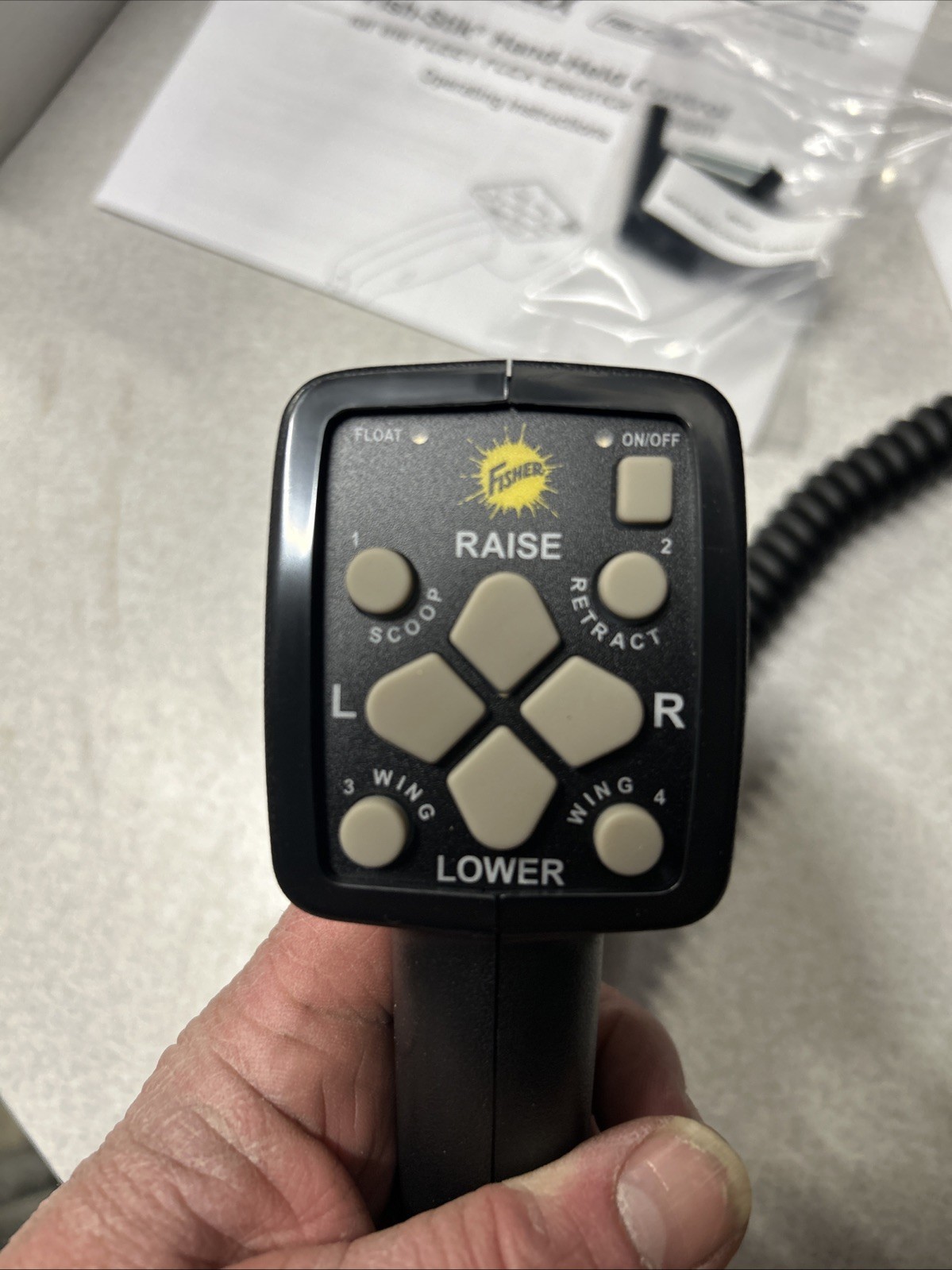 FISHER ENGINEERING CONTROL. FISHER V PLOW HANDHELD FE CONTROLLER 85100