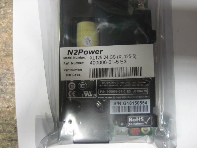 Model Number # XL125-24 CS N2Power Power Supply Direct Replacement