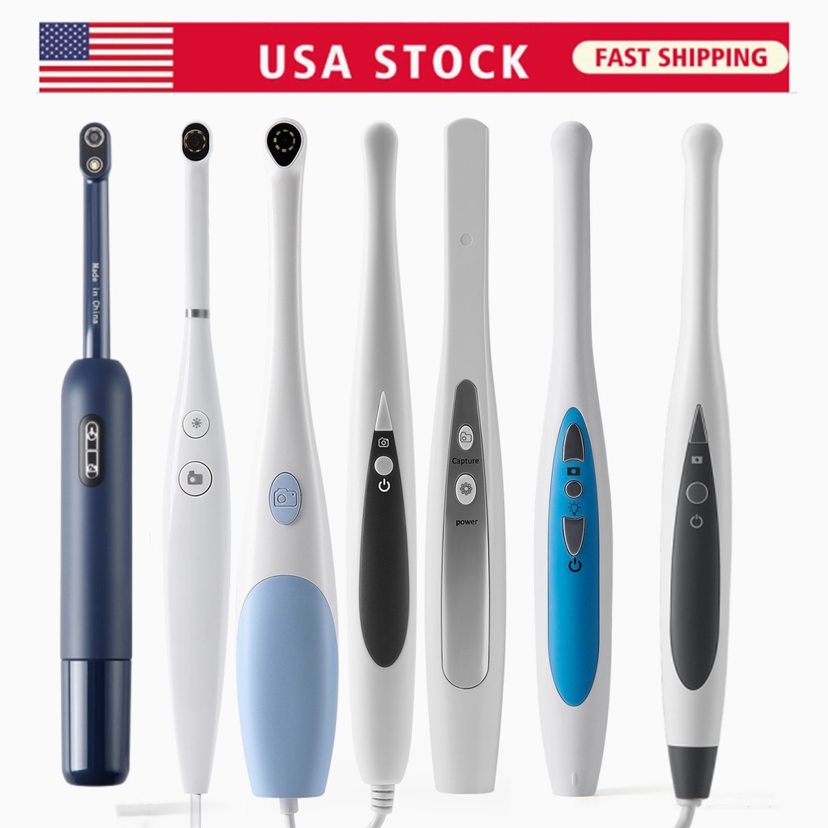 Dental Intraoral Camera Digital USB Imaging Intra Oral 6/8 LED Light Auto-Focus