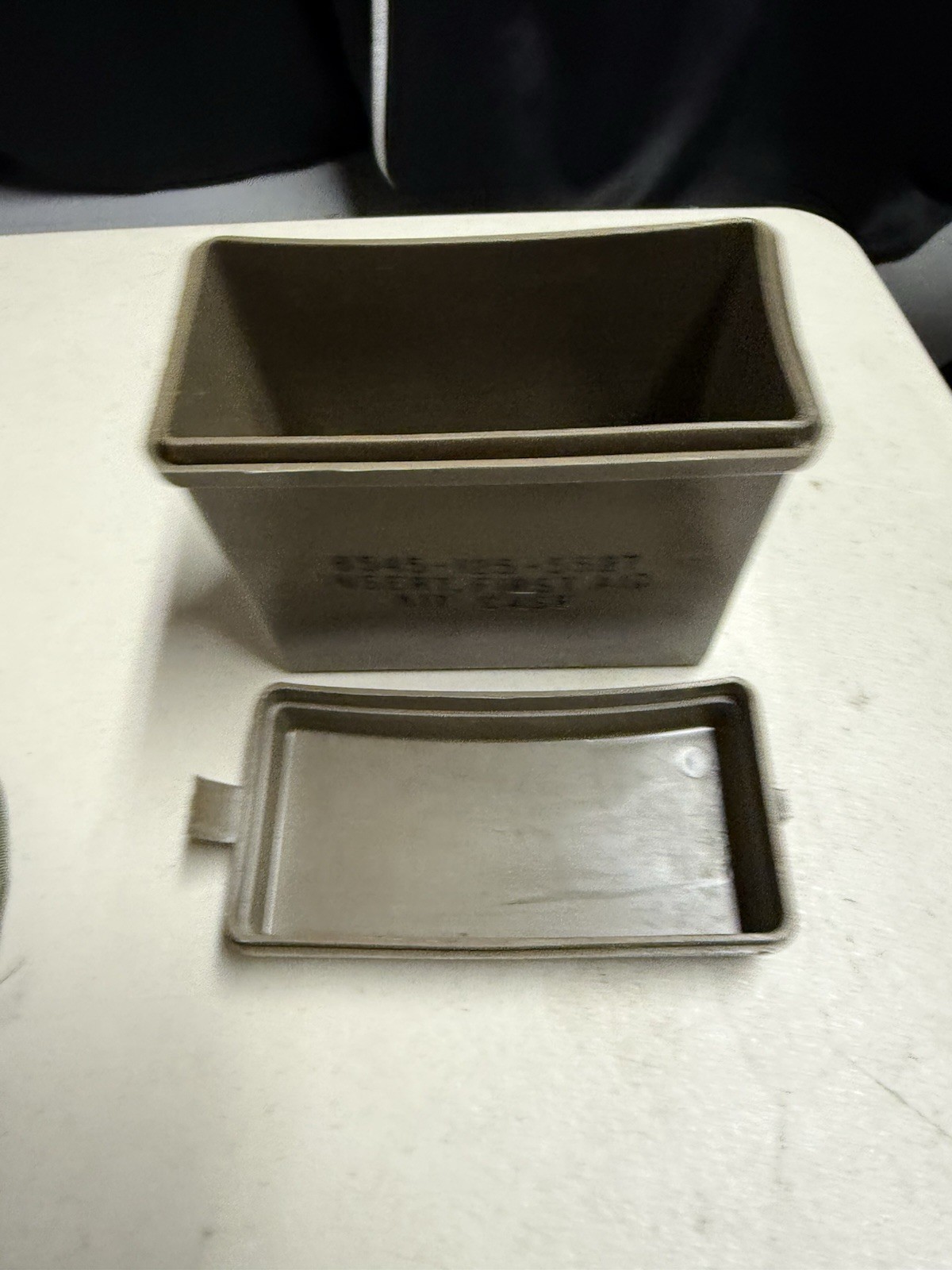 Vintage US Army Military First Aid Kit Individual US Contents Pouch Case