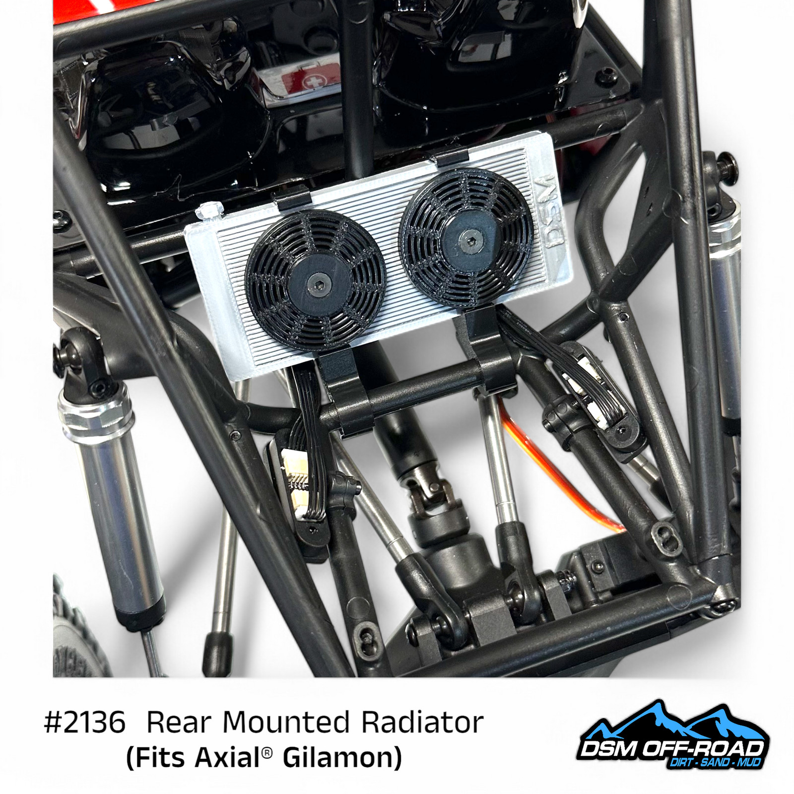 Rear Mounted Radiator (Fits Axial® Gilamon)