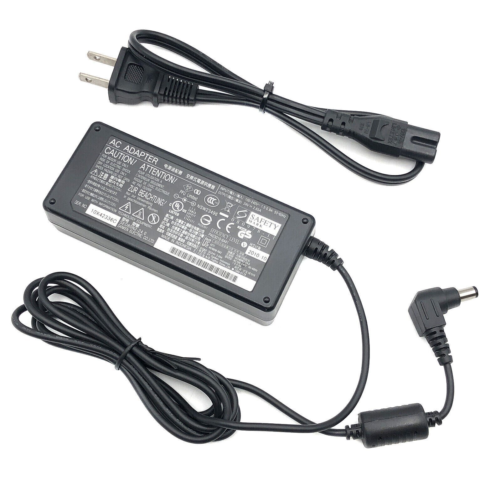 OEM Genuine AC Power Adapter for Fujitsu fi-7160 fi-7180 fi-7260 PA03670-K905