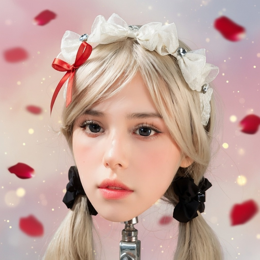 1:1 realistic adult dummy head, M16 screw interface,ncludes hairpiece and matchi