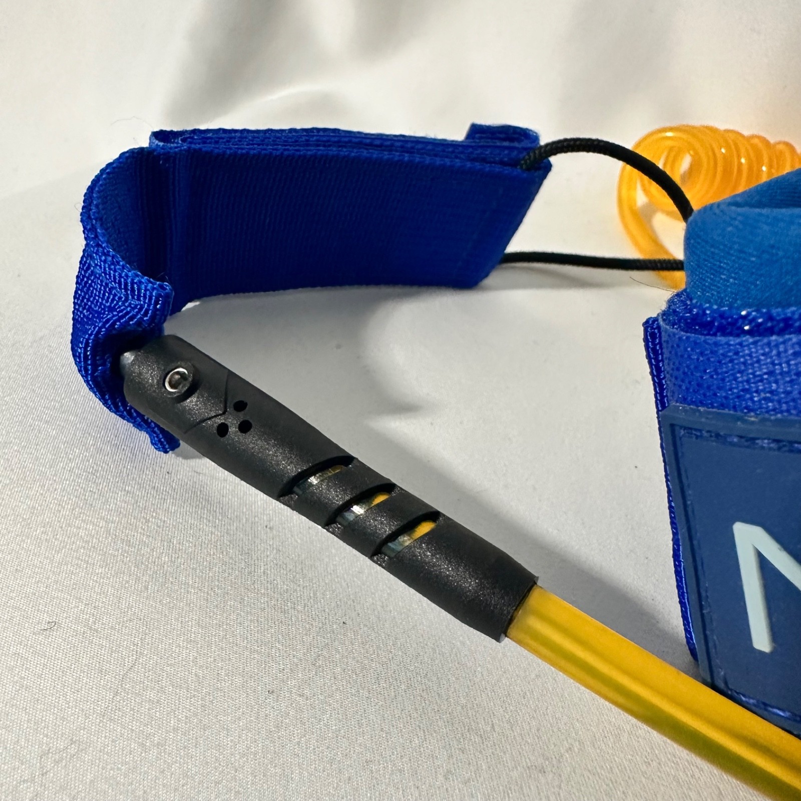 Nautica SUP Paddle board Or Surf Leash – Coiled Cord, Neoprene Ankle Strap