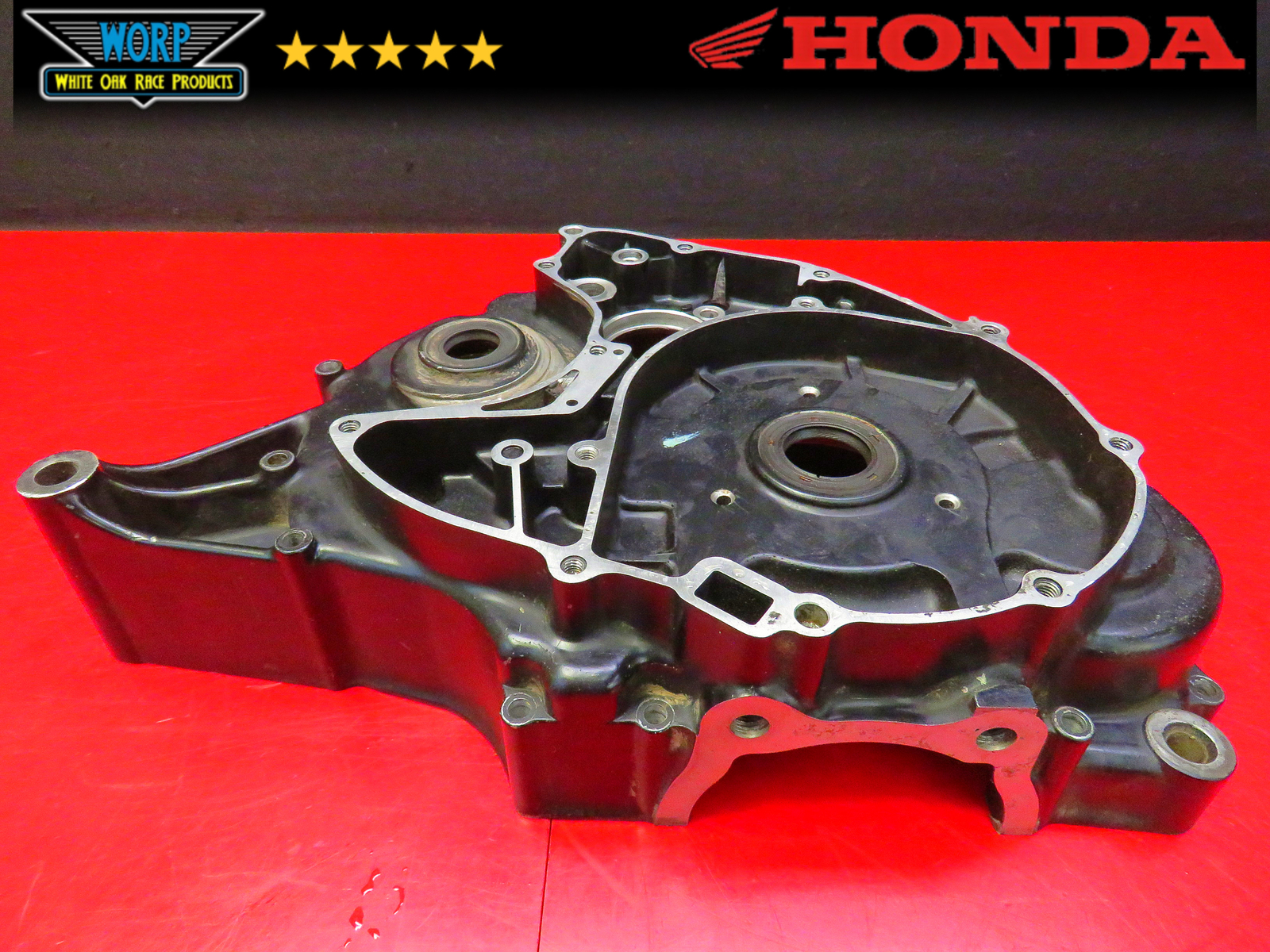 1985 HONDA ATC350X MATCHED CRANK CASE LEFT RIGHT CRANKCASE ENGINE BOTTOM END