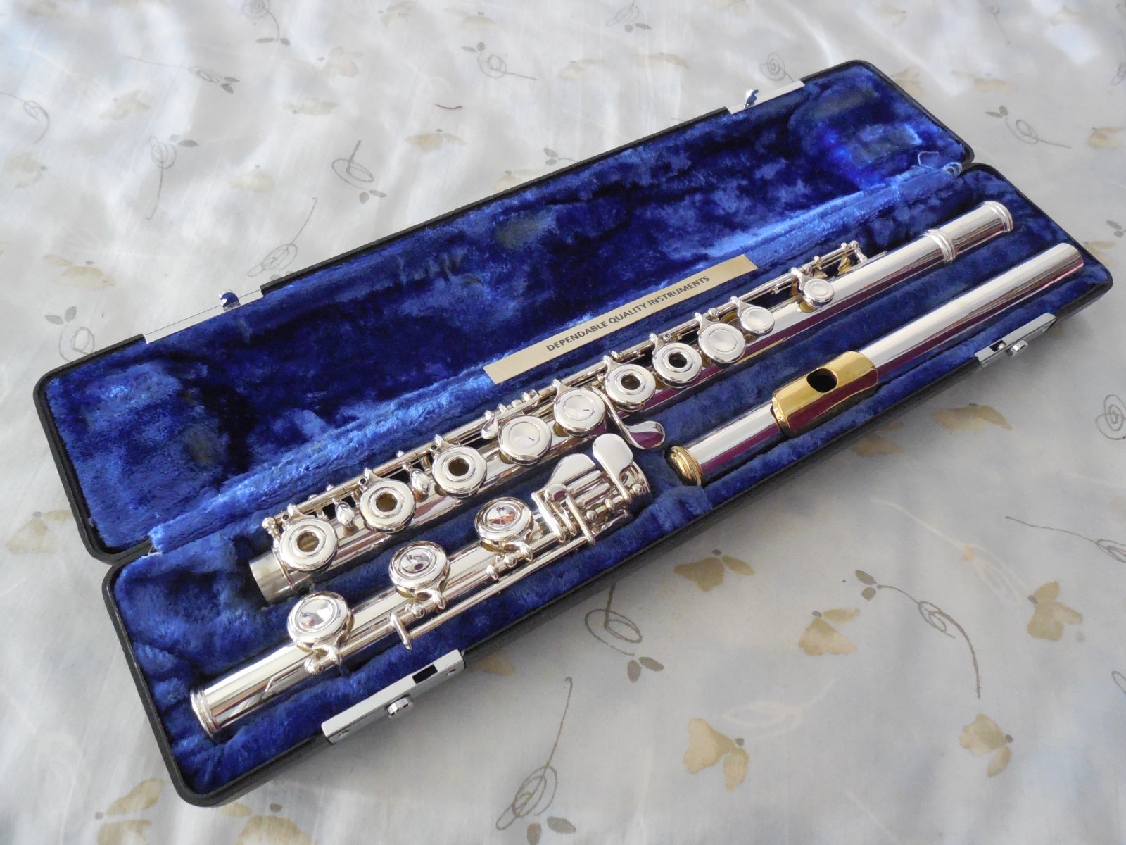 Emerson ELD Reconditioned Open Hole B Foot Sterling Silver Head Flute 3BSH