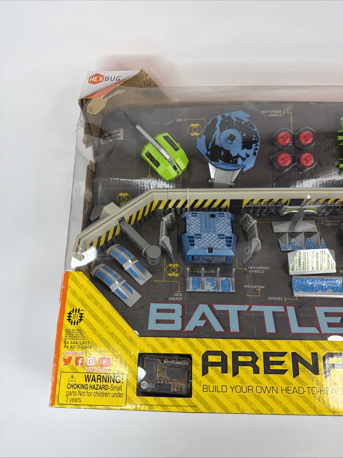 HEXBUG BattleBots Arena Pro - Build Your Own Battle Bot with Arena New Toy Read