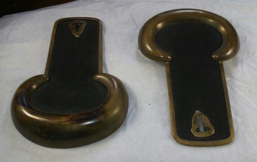 Epaulets Similar to Marines Militia Undented Crescents w.Devices 4 Drop Fringe