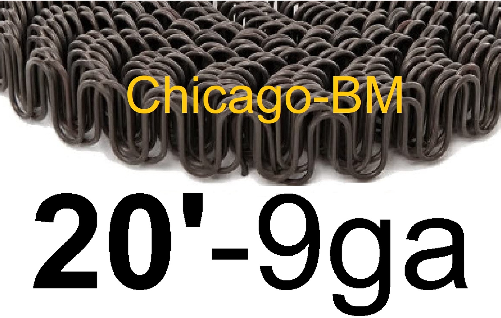 20' Feet 9-gauge Zig Zag- 9ga Springs Furniture-Auto Upholstery -Made In U.S.A.
