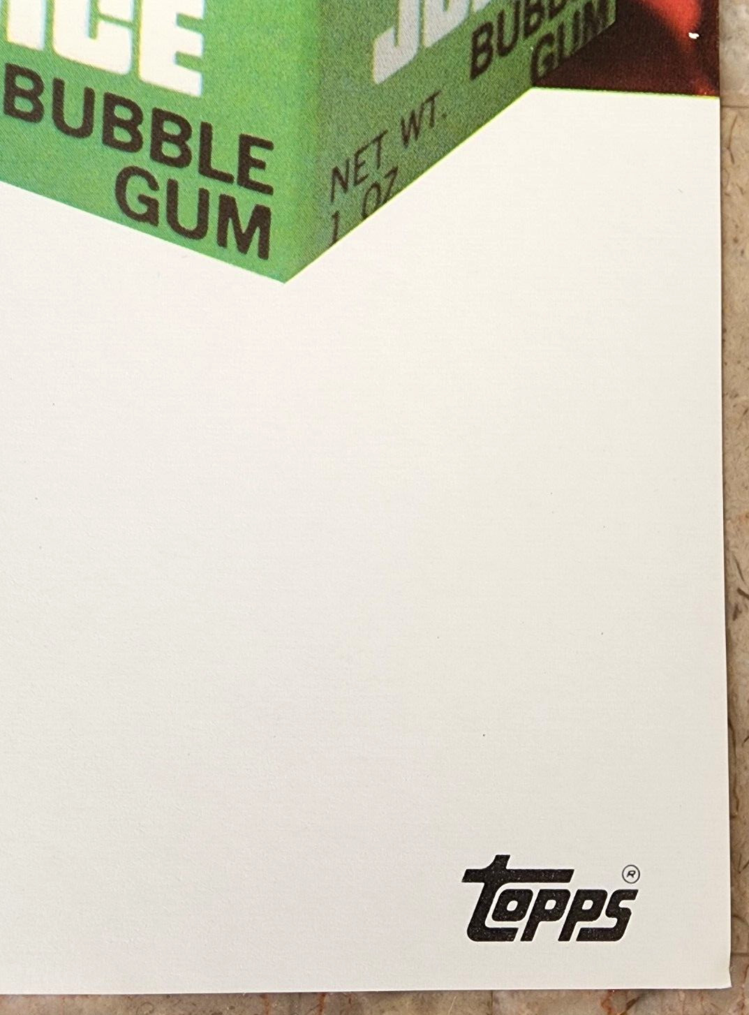 1984 Topps Apple Juice Bubble Jum Dealer Sell Sheet Promo Retail (One)