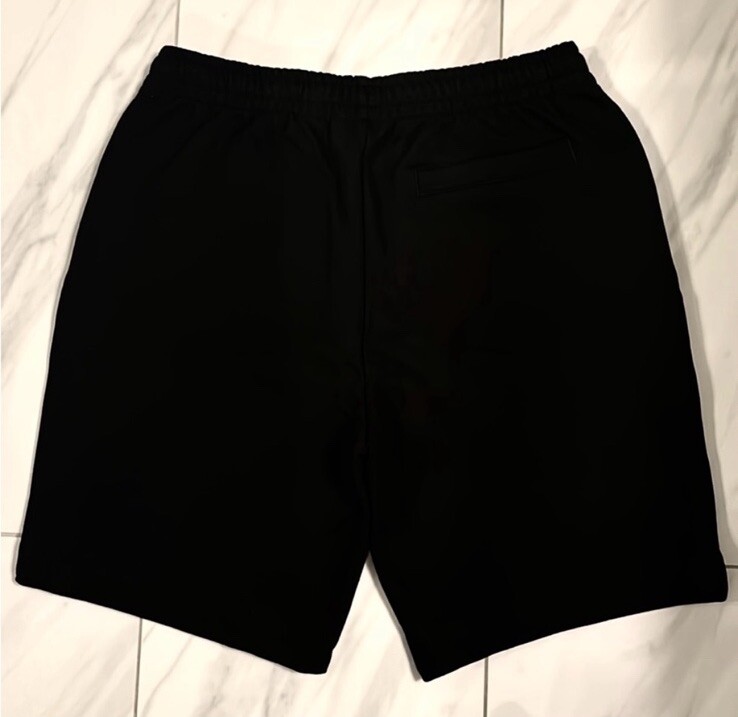 Lacoste Men's Cotton Fleece Logo Shorts Black New