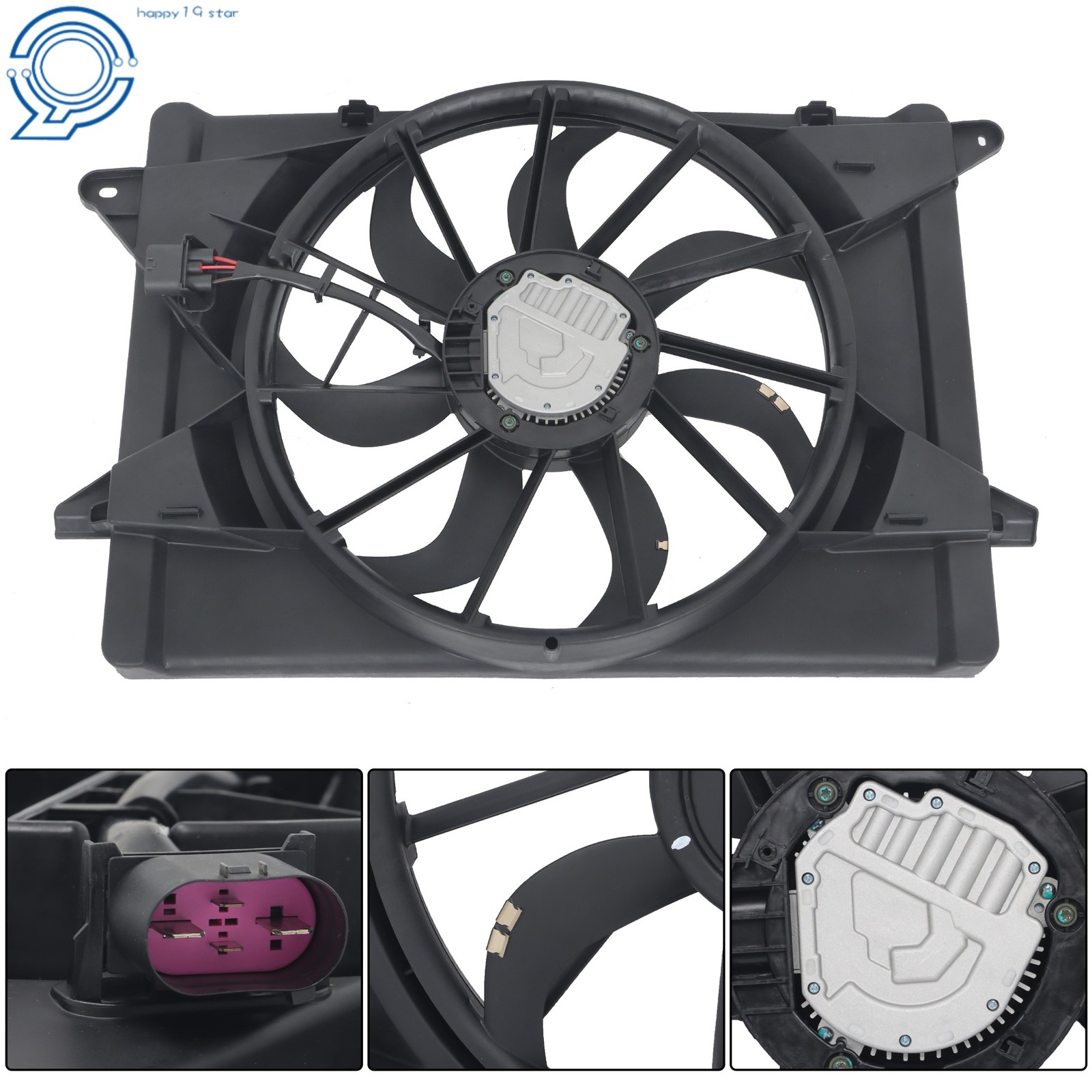 for Chrysler Pacifica Voyager 2017 2018 19-2022 Cooling Fan Assembly 68217321AC