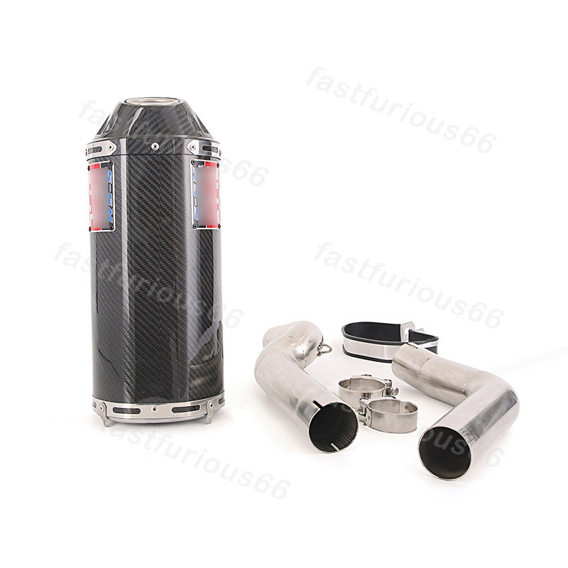 For Honda CBR600RR 2005-2023 Exhaust Mid Link Pipe Slip-on 51MM Muffler Tips