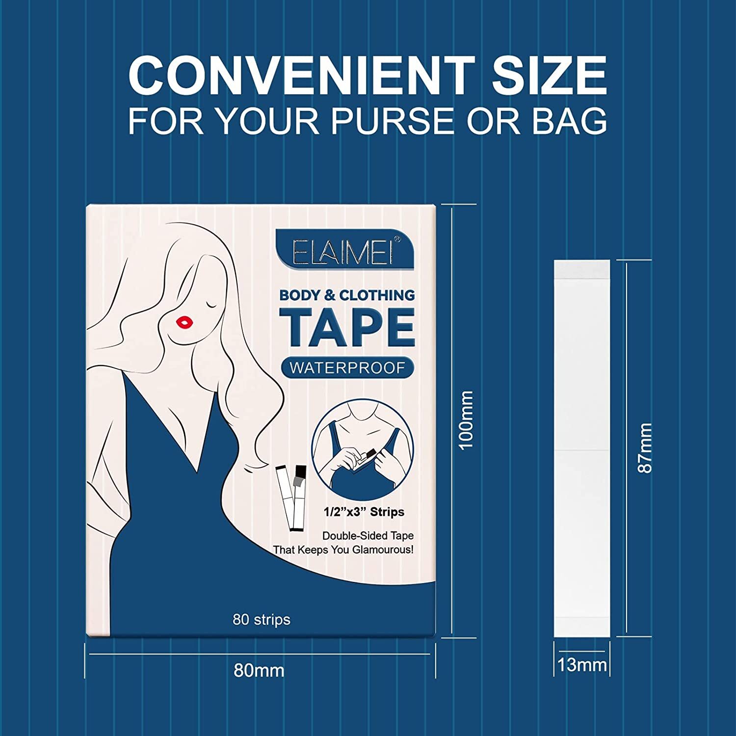 Double Sided Tape for Clothes Body Fashion Skin Tape Strong Transparent