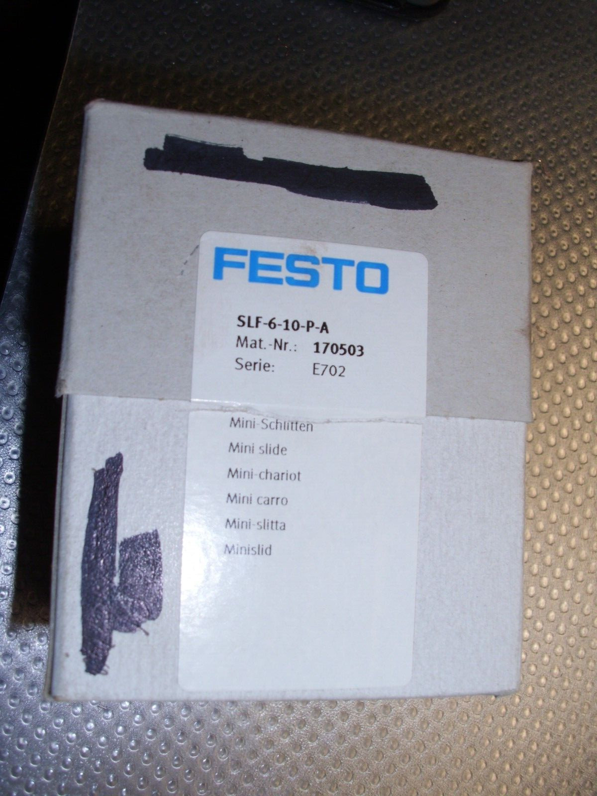 Festo SLF-6-10-P-A 170503 Mini slide