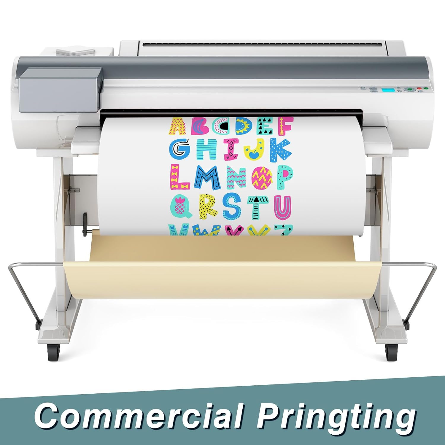 24 Inch X 10 Feet, 25 Mil Blank White Surface Magnet Sheets Magnetic Roll Printa