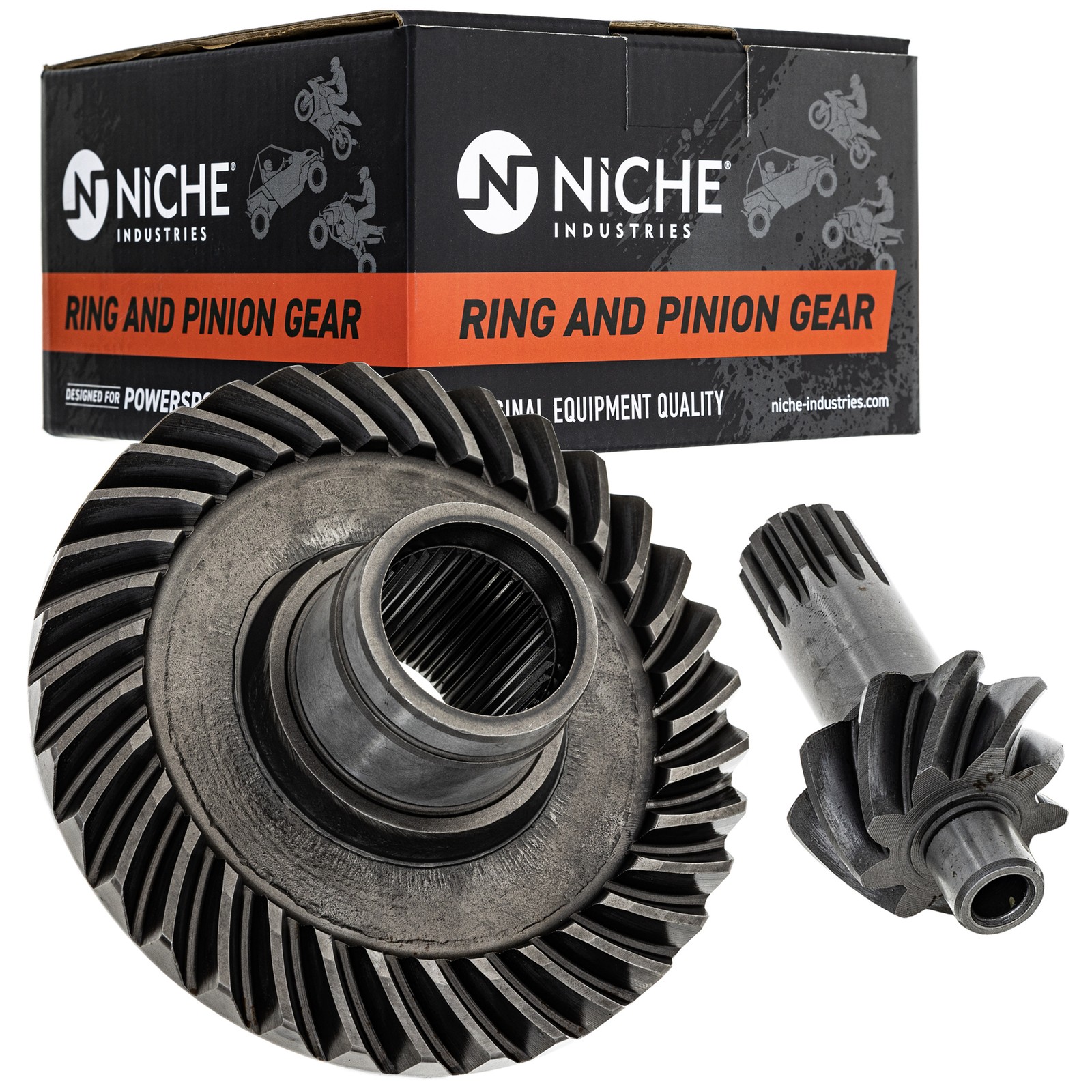 NICHE Differential Ring Gear Pinion Set for Yamaha Big Bear 400 4GB-Y4612-00-00