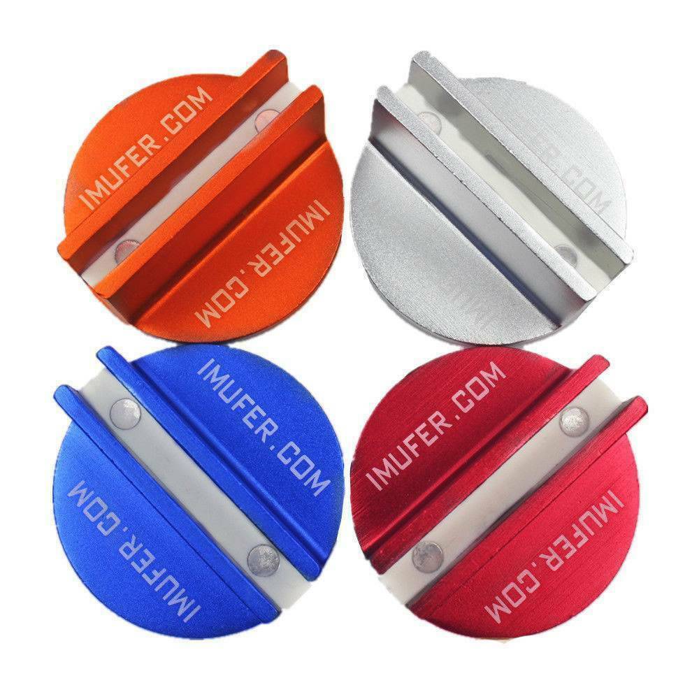 2Pcs Universal New Slotted Magnetic Jack Pad Pinch Weld Frame Rail Adapter