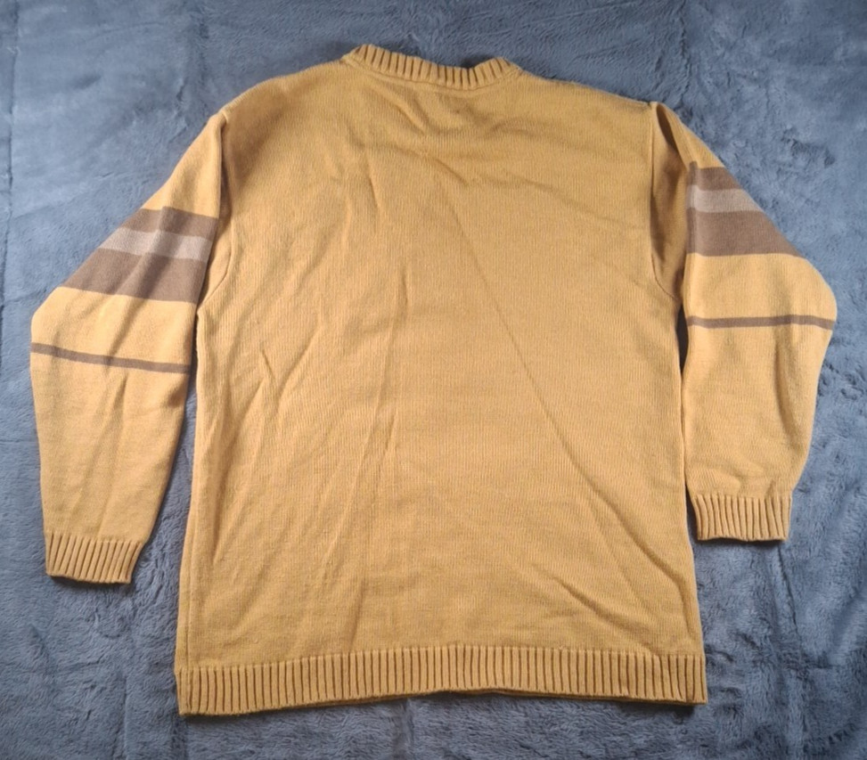 Vintage SouthPole 3D Chunky Knit Sweater Coogi Style Sz Large Y2k