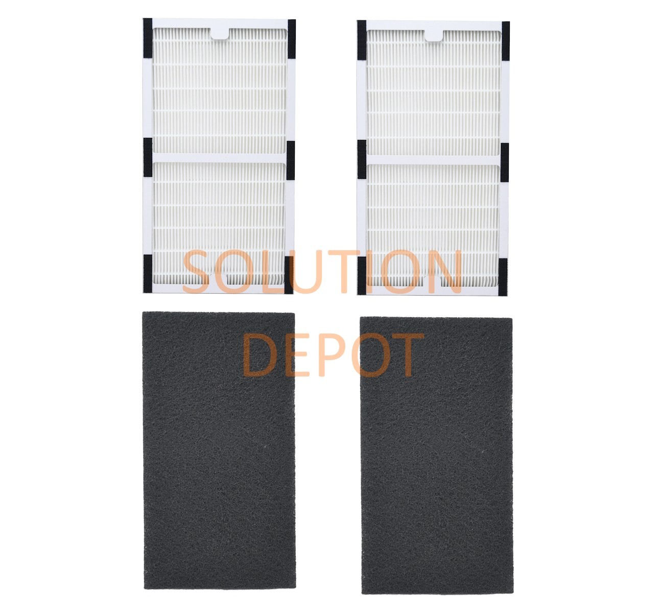 2 Hepa + 2 Carbon Filters For Idylis C IAP-10-200 IAP-10-280, Part IAF-H-100
