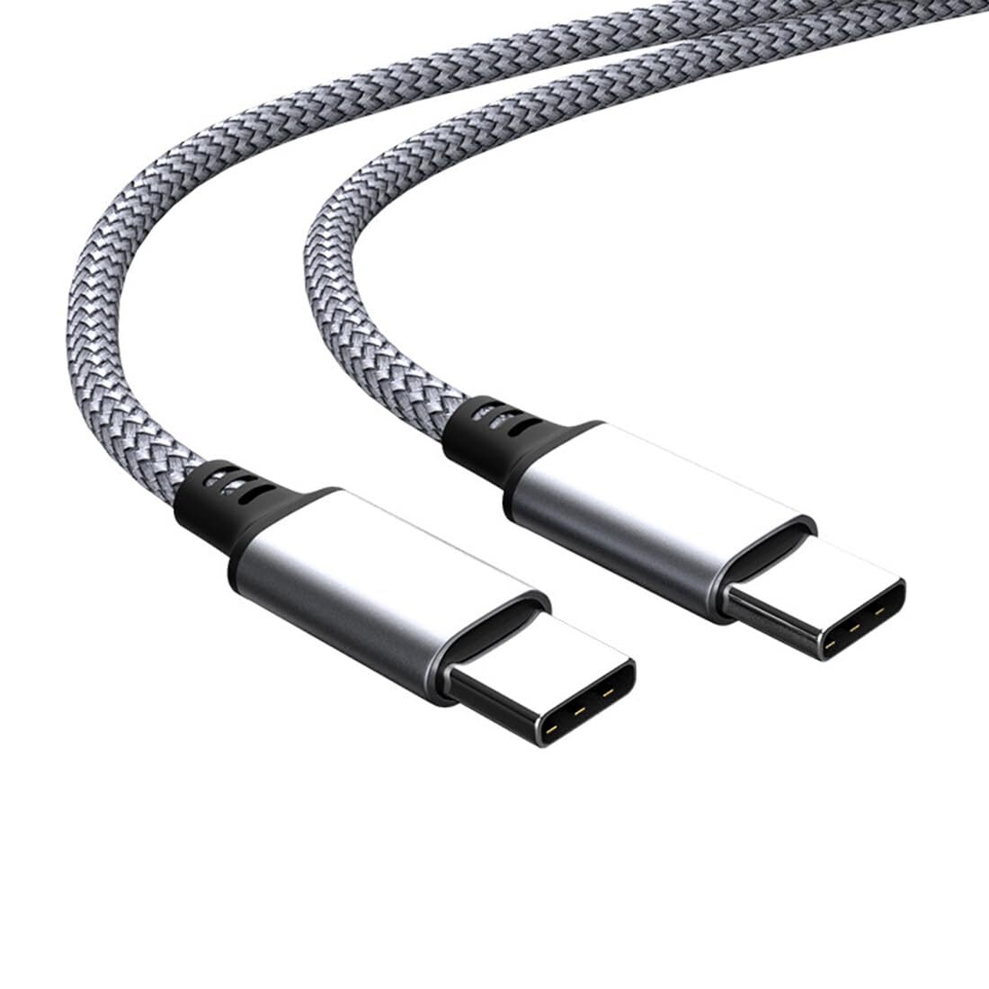 60W USB-C to USB-C Cable Fast Charger lot PD Nylon Cord For iPhone 16 Samsung