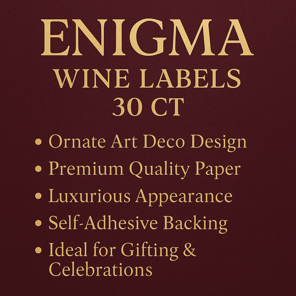 Home--Shop Vibrators Enigma Wine Labels 30 ct