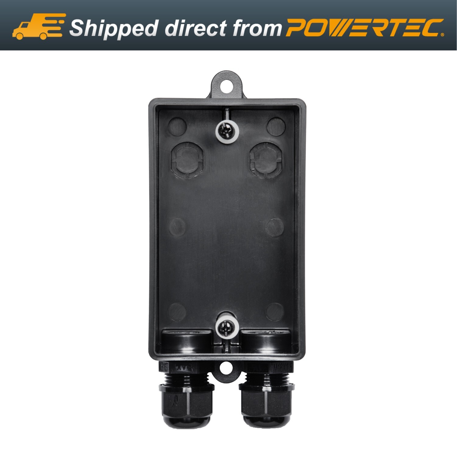 POWERTEC 71834 Deep Switch Box with Hardware for POWERTEC Switch Compatibility