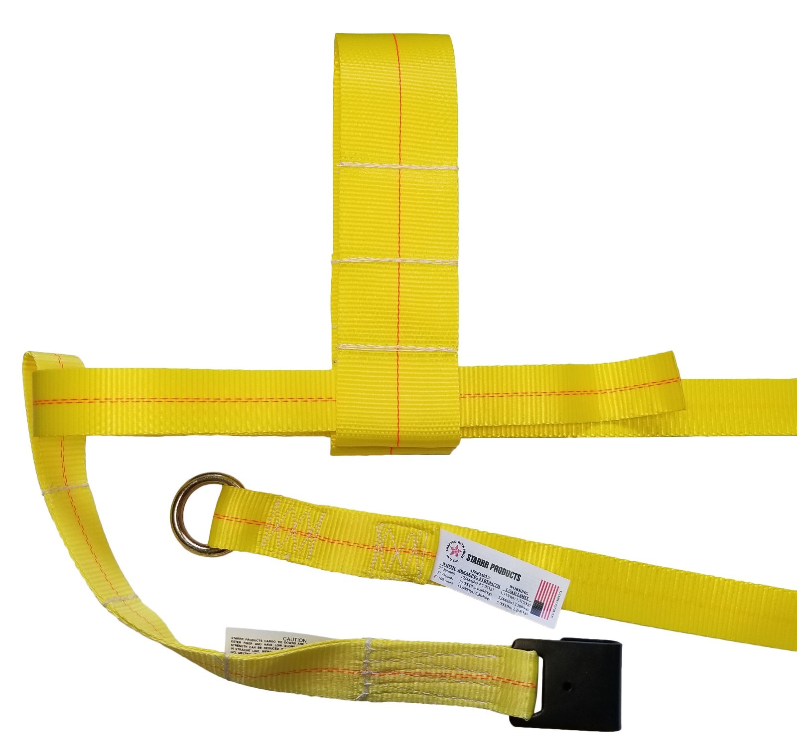 (1 pair) 13"-35" TOW DOLLY ADJUSTABLE STRAPS, CAR TRANSPORT TIE DOWN