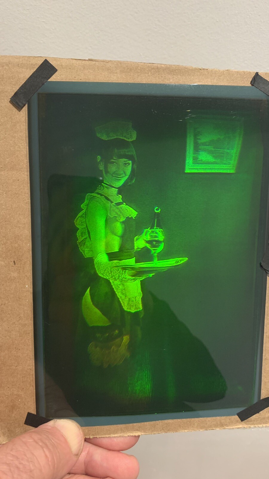 True 3D laser hologram. Casino Royale. Motion hologram