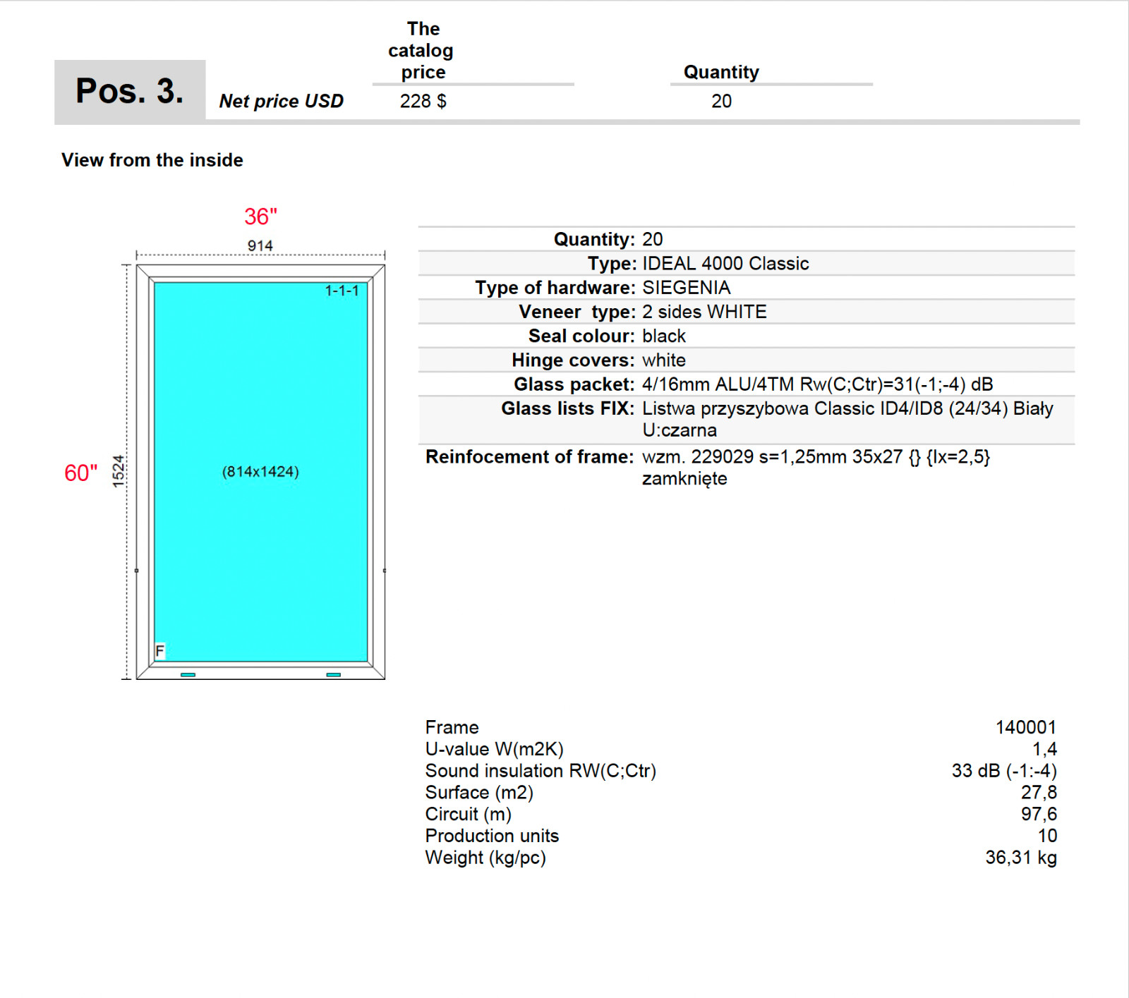 PVC European Tilt And Turn Windows. Super deal! In stock at the warehouse in NJ!