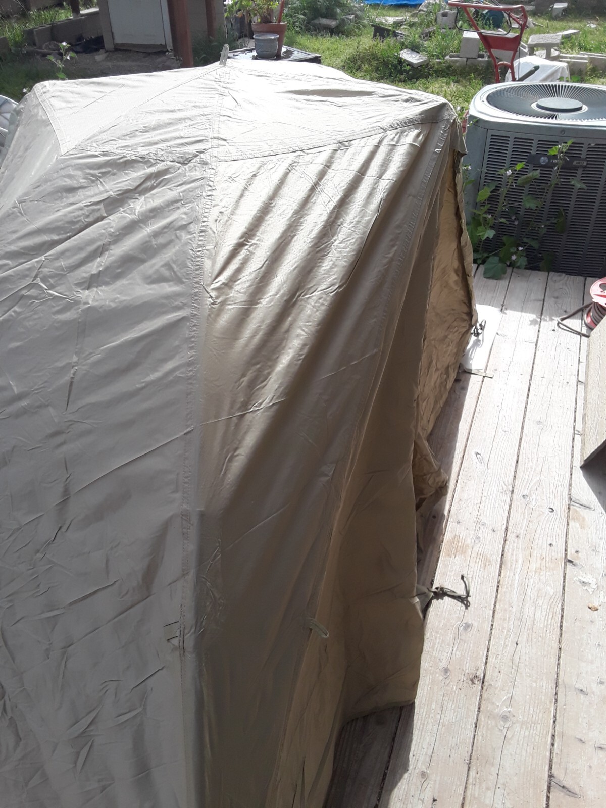 USGI Lite Fighter One Man Tactical Tent Tan Exc