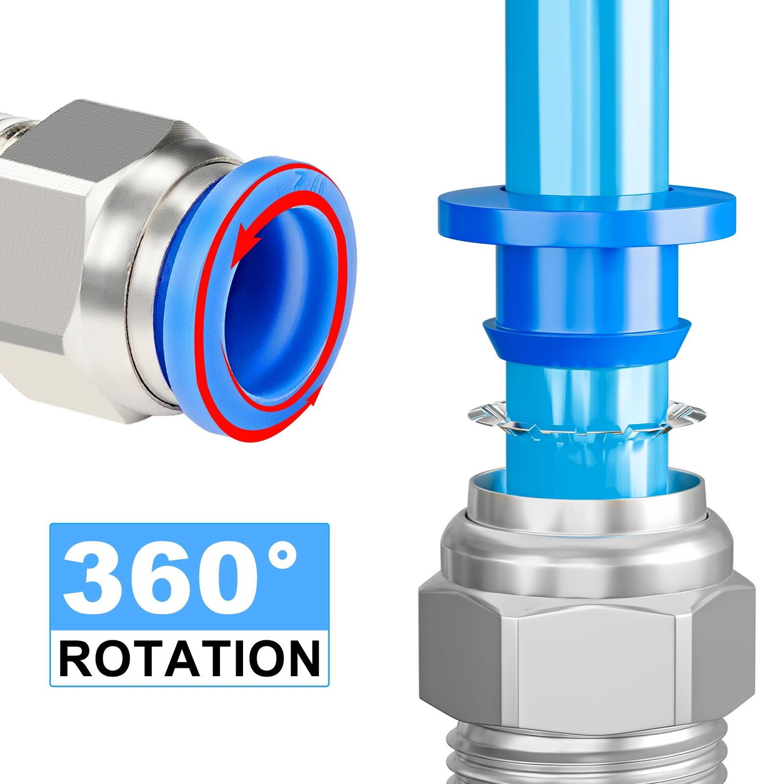 1/2″OD Compressed Air Piping System and Shop Line Kit