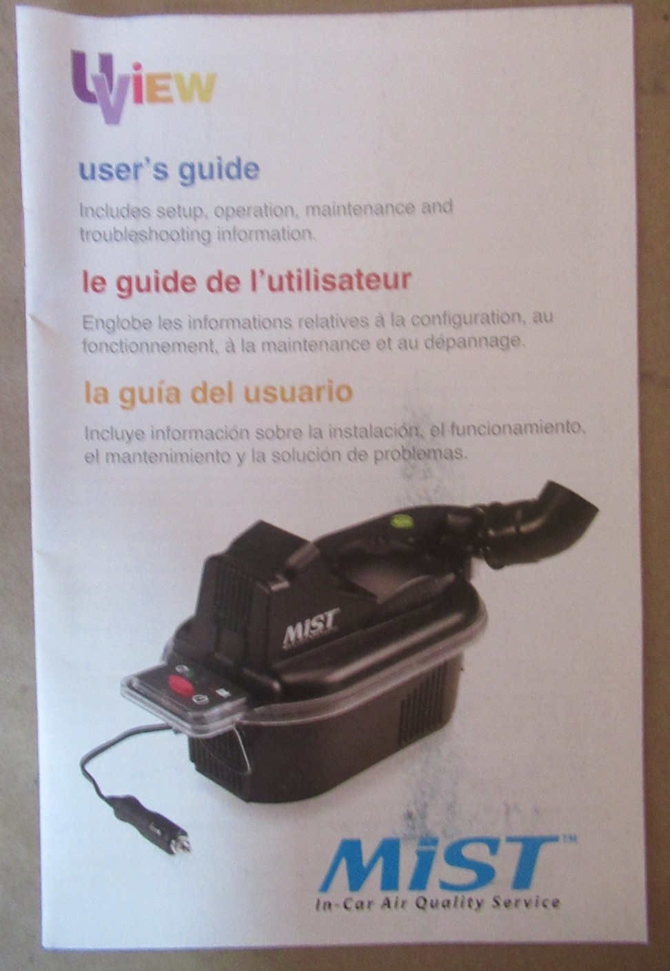 MIST 590150 ULTRASONIC CLEANING UNIT