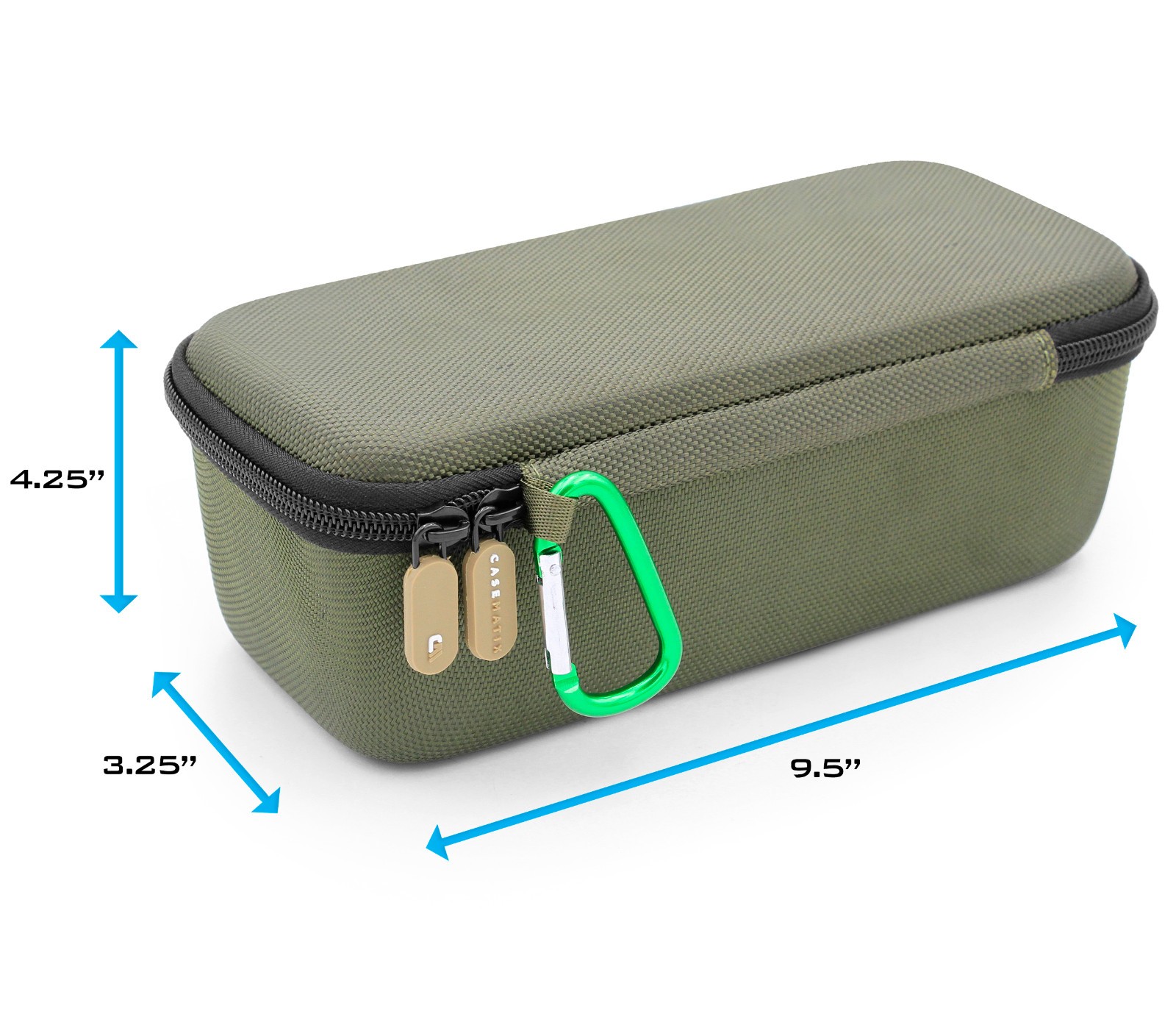 CASEMATIX Hard Shell Travel Case for CB Radio, Midland, Cobra & Uniden Radios