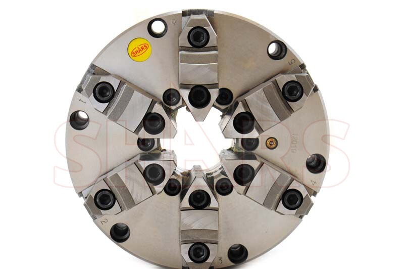 Shars 6" 6 Jaw Adjustable Universal Scroll Lathe Chuck 0.0005 TIR NEW R[