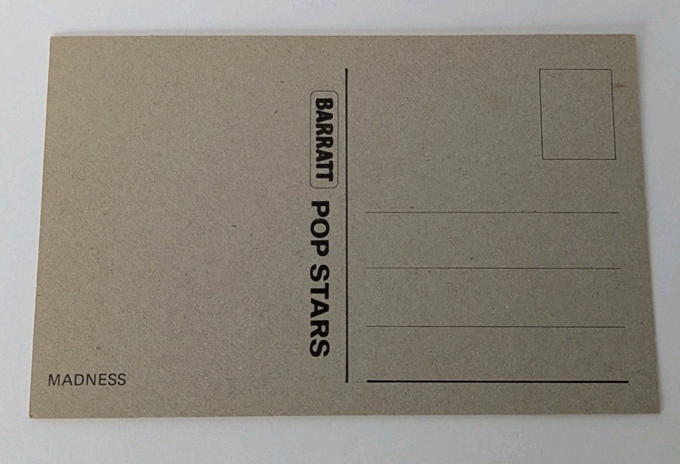 MADNESS - Vintage 1980s Band Keychain + Postcard + Pin - Lot Of 3 Pieces