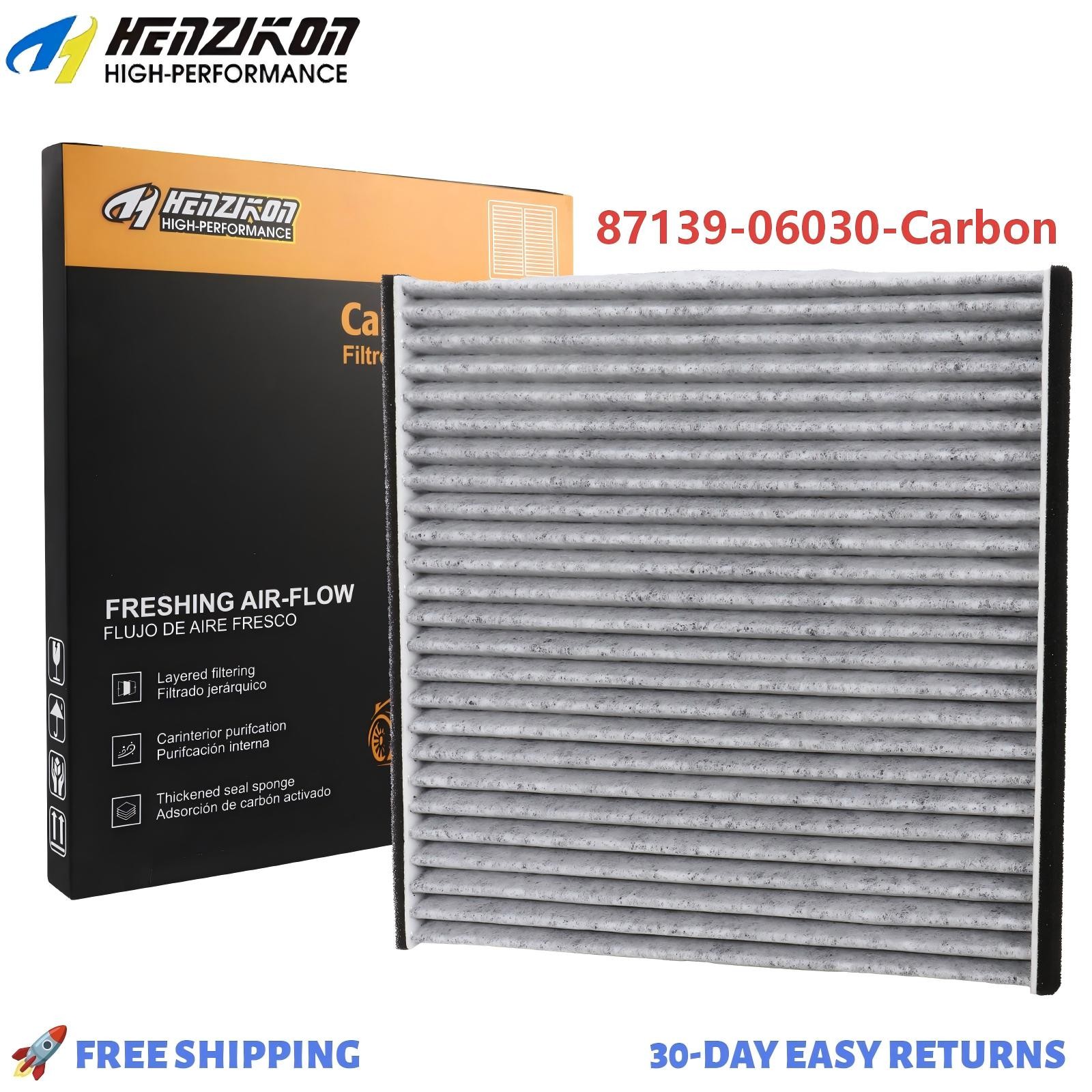 Cabin Air Filter for LEXUS TOYOTA C20025C Carbonized Charcoal 87139-06030