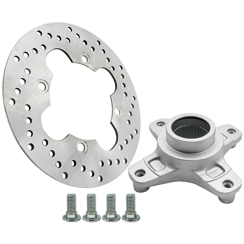 Rear Brake Rotor Disc W/Flange Hub for Honda TRX400EX Sportrax 400 TRX400X 99-14