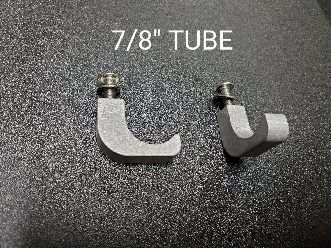 Headrest Clamp 7/8" Billet Aluminum Tube Clamp Fits Nervo, Fiser 2 Pcs