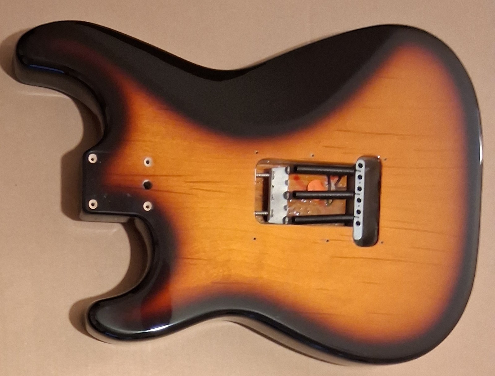 1997 Fender American Standard Stratocaster body Sunburst Strat guitar w/ bridge