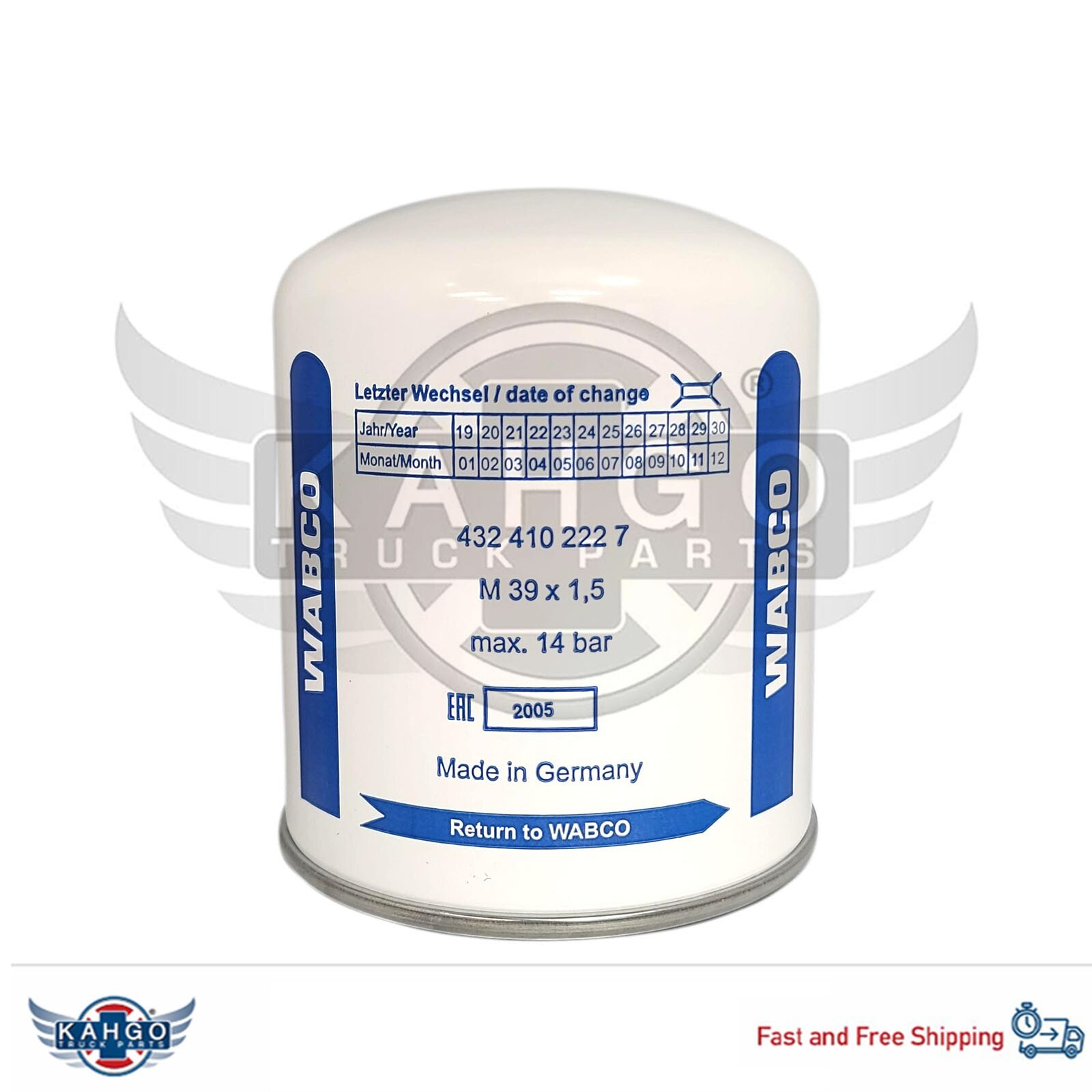 WABCO Air Dryer Cartridge Filter 4324102227